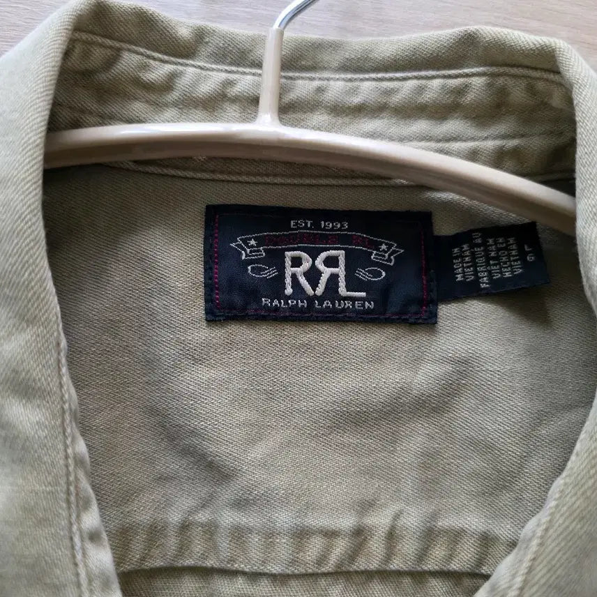 [BUNJANG] RRL Twill Work Shirt (Faded Tan) / RRL 트윌 워크셔츠(페이티드탠색상)
