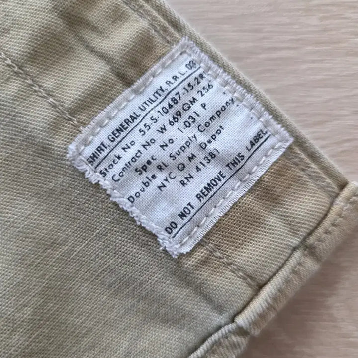 [BUNJANG] RRL Twill Work Shirt (Faded Tan) / RRL 트윌 워크셔츠(페이티드탠색상)