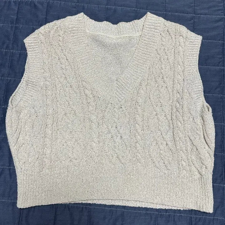 [BUNJANG] Pink Knit Vest / 연핑크 니트 조끼