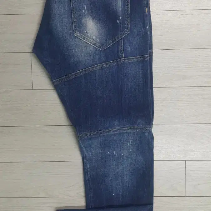 [BUNJANG] Dsquared2 Biker Jeans (Leather Patch) 36 inch / 디스퀘어드2 정품(사방스판) 양가죽패치 바이커진 36인치(No.206)