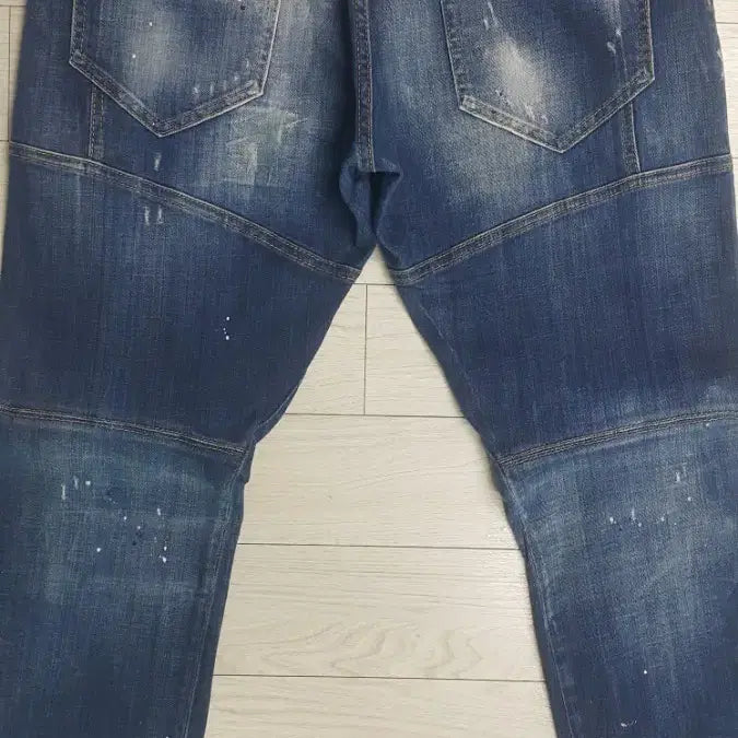 [BUNJANG] Dsquared2 Biker Jeans (Leather Patch) 36 inch / 디스퀘어드2 정품(사방스판) 양가죽패치 바이커진 36인치(No.206)