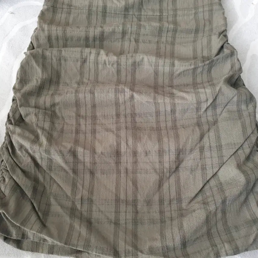 [BUNJANG] ZARA Checkered Shirred Mini Dress / (오늘특가) 자라 체크 셔링 미니원피스