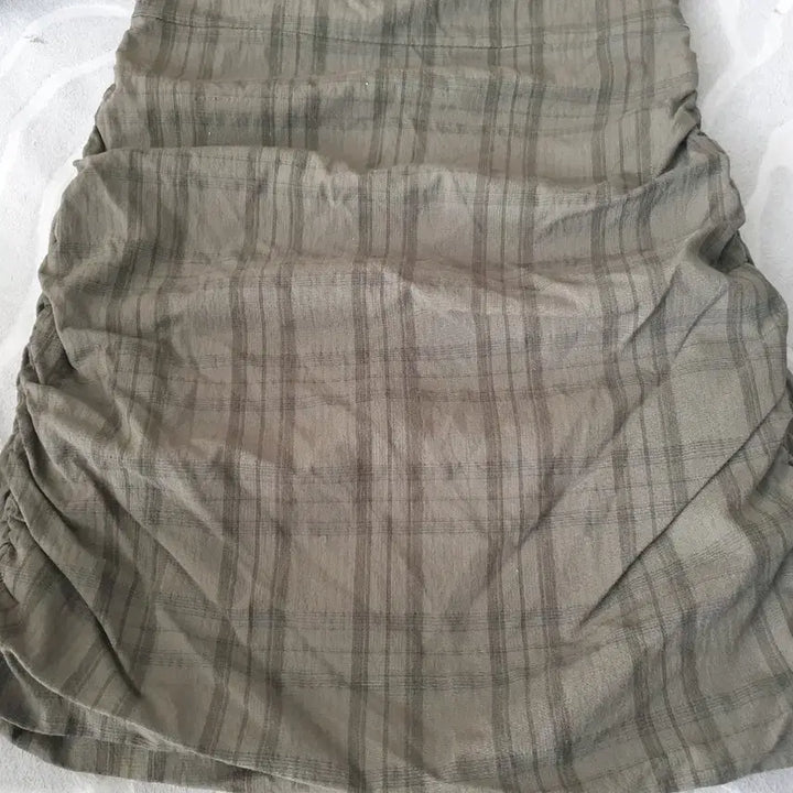 [BUNJANG] ZARA Checkered Shirred Mini Dress / (오늘특가) 자라 체크 셔링 미니원피스