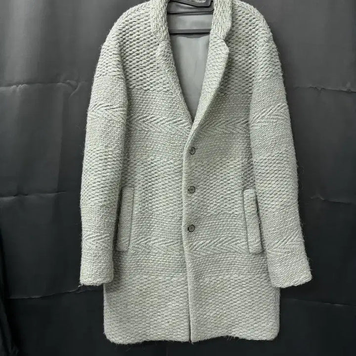 [BUNJANG] Solid Homme Wool Blend Knit Coat / 솔리드 옴므 울 블랜드 니트 코트
