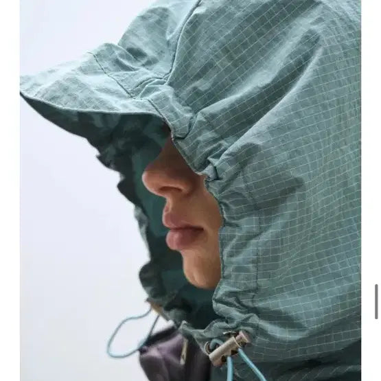 [BUNJANG] Please Project Mint Fog Light Windshell Jacket / 플리즈프로젝트 민트색 후드 바람막이 민트포그