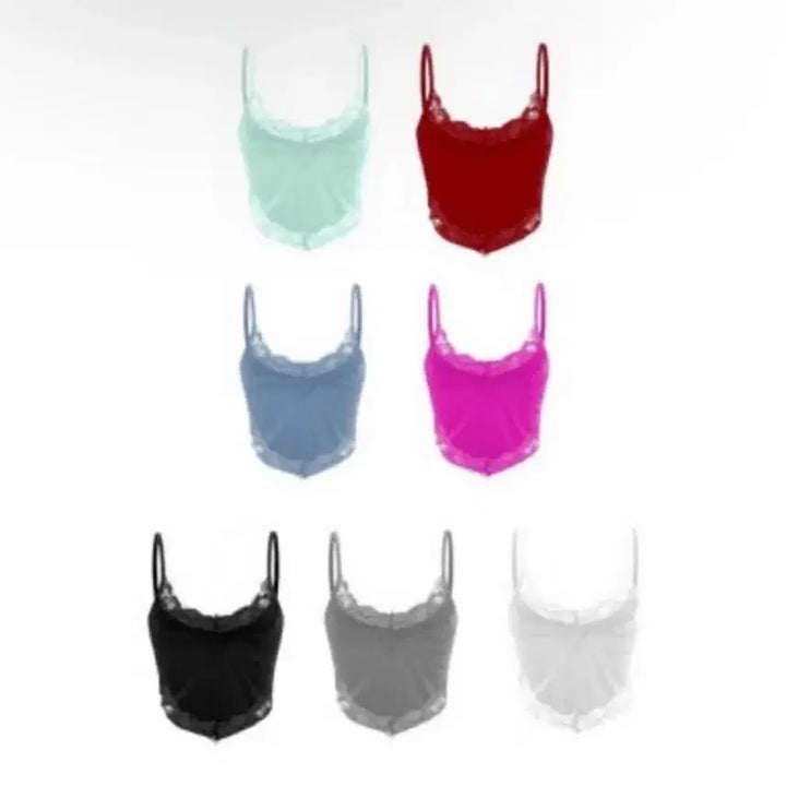 [BUNJANG] Odoer Romance Sleeveless Top / 오도어 로맨스 슬리브리스