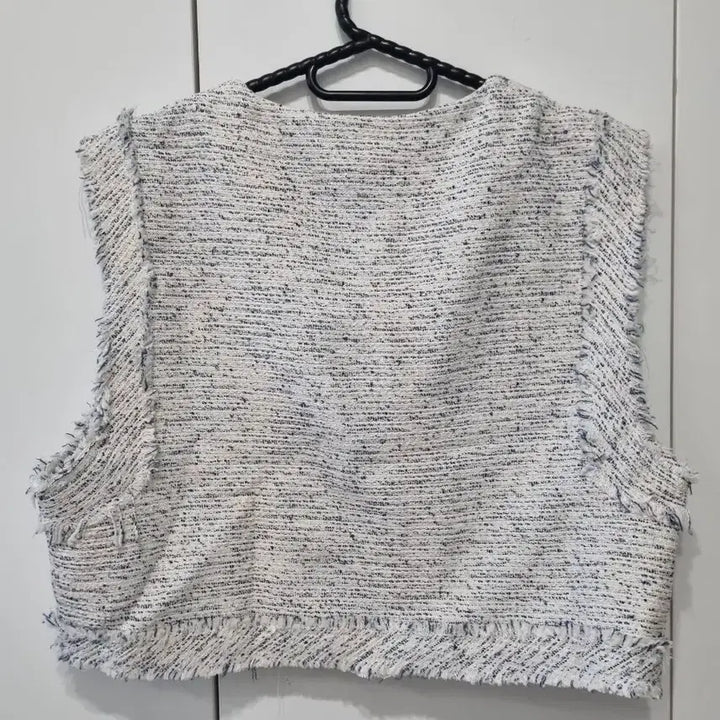 [BUNJANG] ZARA Tweed Crop Vest / 자라 크롭 트위드 베스트
