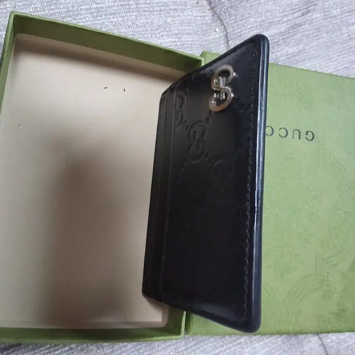 [BUNJANG] Gucci GG Embossed Card Wallet / 구찌 GG엠보스 카드지갑 블랙