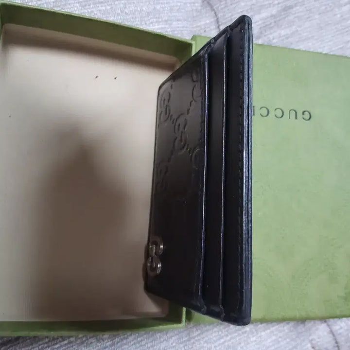 [BUNJANG] Gucci GG Embossed Card Wallet / 구찌 GG엠보스 카드지갑 블랙