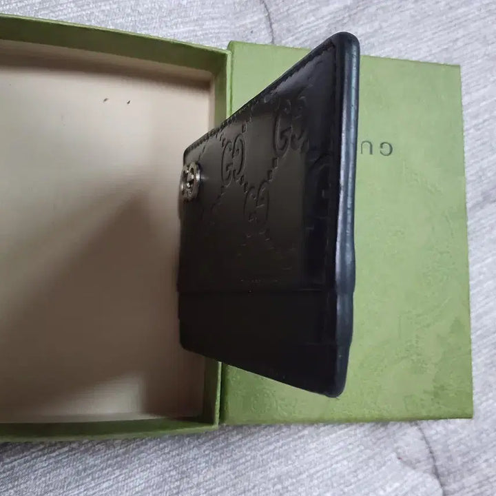 [BUNJANG] Gucci GG Embossed Card Wallet / 구찌 GG엠보스 카드지갑 블랙