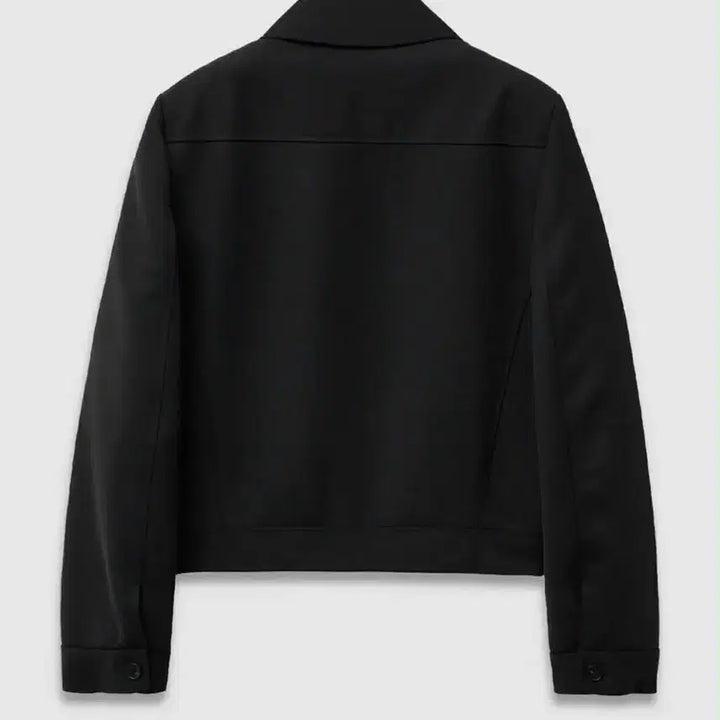 [BUNJANG] Elmood Marcos Wool Trucker Jacket - Black / 새상품 엘무드 마르코스 울 트러커 자켓 블랙