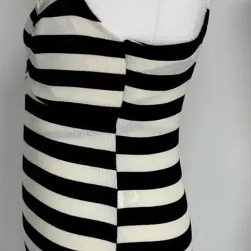 [BUNJANG] Moncler Striped Knit Long Dress / 몽클레르 스트라이프 니트 롱 원피스