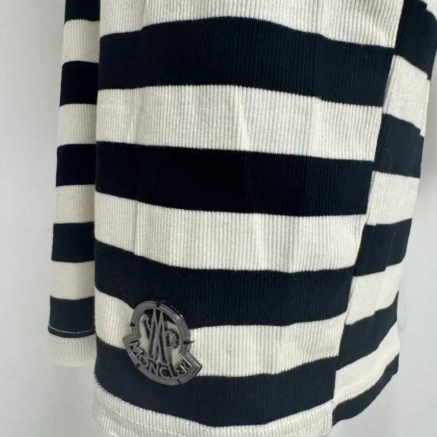 [BUNJANG] Moncler Striped Knit Long Dress / 몽클레르 스트라이프 니트 롱 원피스