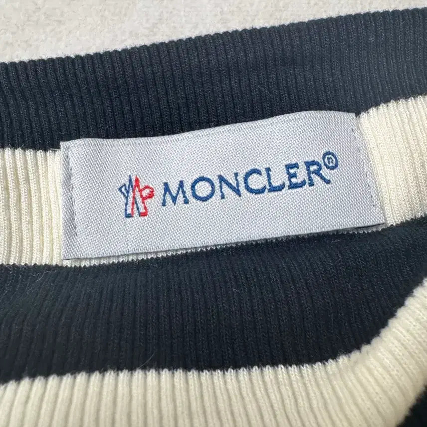 [BUNJANG] Moncler Striped Knit Long Dress / 몽클레르 스트라이프 니트 롱 원피스