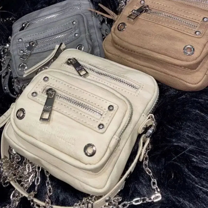 [BUNJANG] 블랙 퍼플 Toast Wallet Bag 아이보리 / 블랙 퍼플 Toast Wallet Bag 아이보리