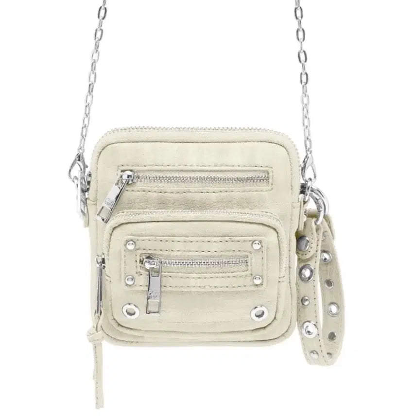 [BUNJANG] 블랙 퍼플 Toast Wallet Bag 아이보리 / 블랙 퍼플 Toast Wallet Bag 아이보리