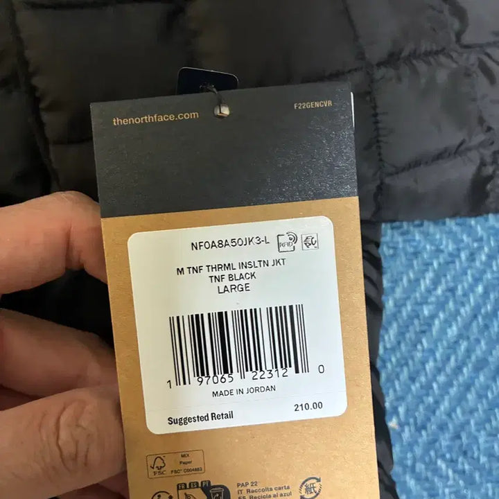 [BUNJANG] The North Face ThermoBall Insulated Quilted Jacket / 해외판 새상품 L 노스페이스 써모볼 인슐레이터 퀼팅 자켓