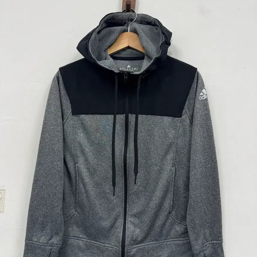 [BUNJANG] Adidas Fleece Lined Zip-Up Hoodie / (M)아디다스 기모 후드집업