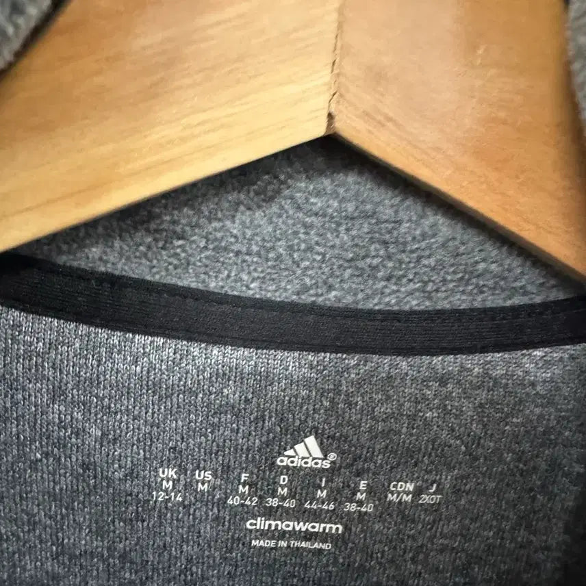 [BUNJANG] Adidas Fleece Lined Zip-Up Hoodie / (M)아디다스 기모 후드집업