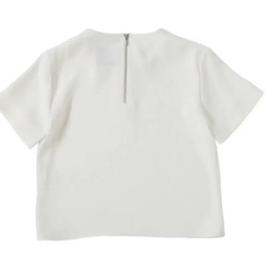 [BUNJANG] Lucky Chouette White Short Sleeve Blouse / 럭키슈에뜨 화이트 반팔 블라우스