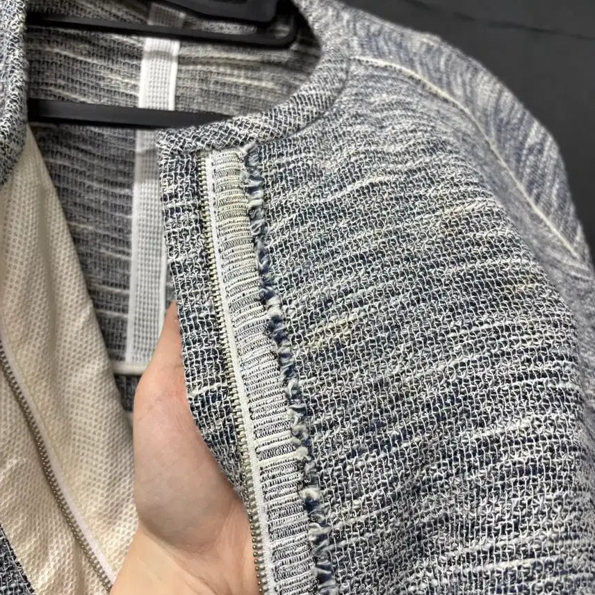 [BUNJANG] System Tweed Jacket / 시스템 정품 마직 트위드 자켓