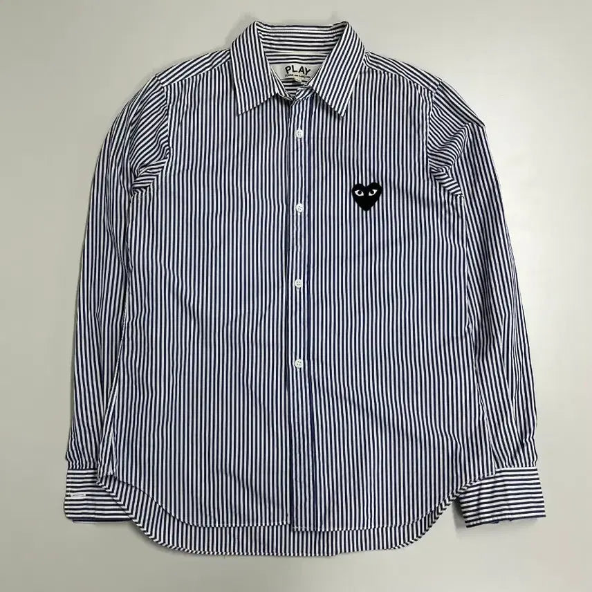 [BUNJANG] Comme des Garçons Striped Black Emblem Women&