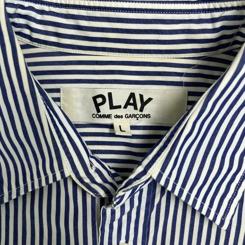 [BUNJANG] Comme des Garçons Striped Black Emblem Women&