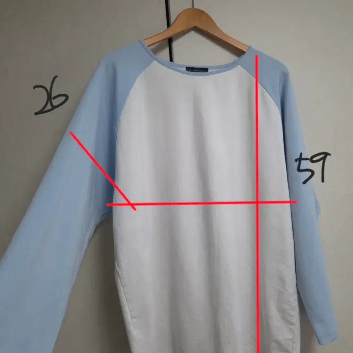 [BUNJANG] Pigment Color Block T-Shirt / 새상품) 국내생산 피그먼트 배색 티셔츠