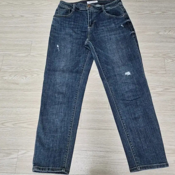 [BUNJANG] Washed Denim Jeans / 여성 워싱 데님 청바지 27