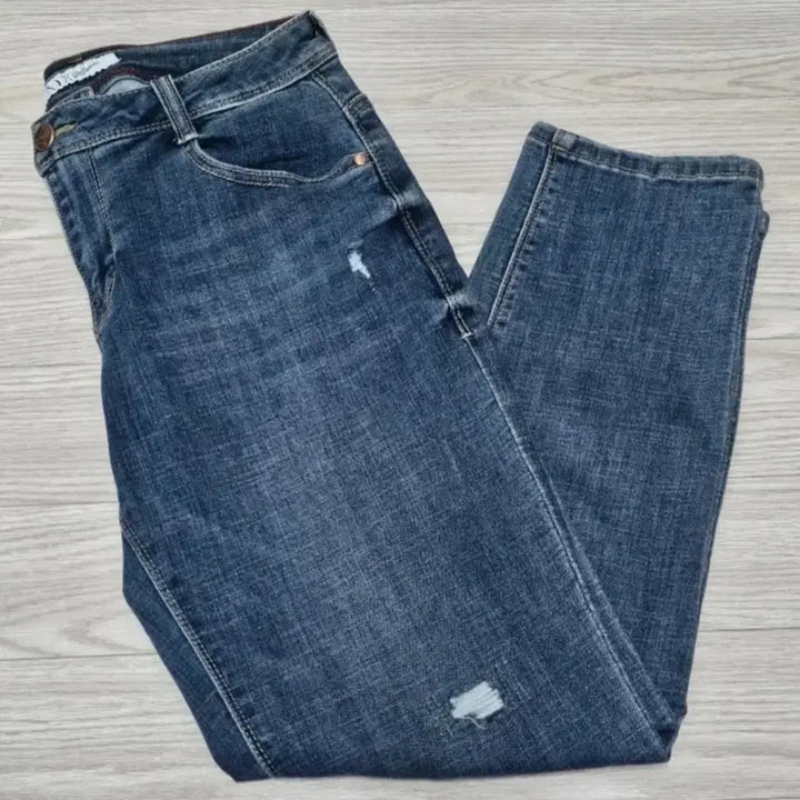 [BUNJANG] Washed Denim Jeans / 여성 워싱 데님 청바지 27