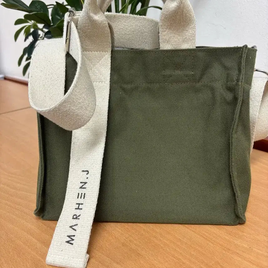 [BUNJANG] MARHEN.J Rico Mini Tote Bag Khaki / 마르헨제이 리코 미니 카키 토트백