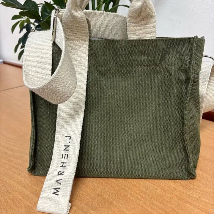 [BUNJANG] MARHEN.J Rico Mini Tote Bag Khaki / 마르헨제이 리코 미니 카키 토트백