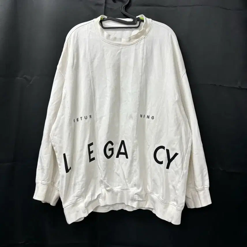 [BUNJANG] System Regular Fit Sweatshirt / 시스템 정품 맨투맨 (얼룩존재)