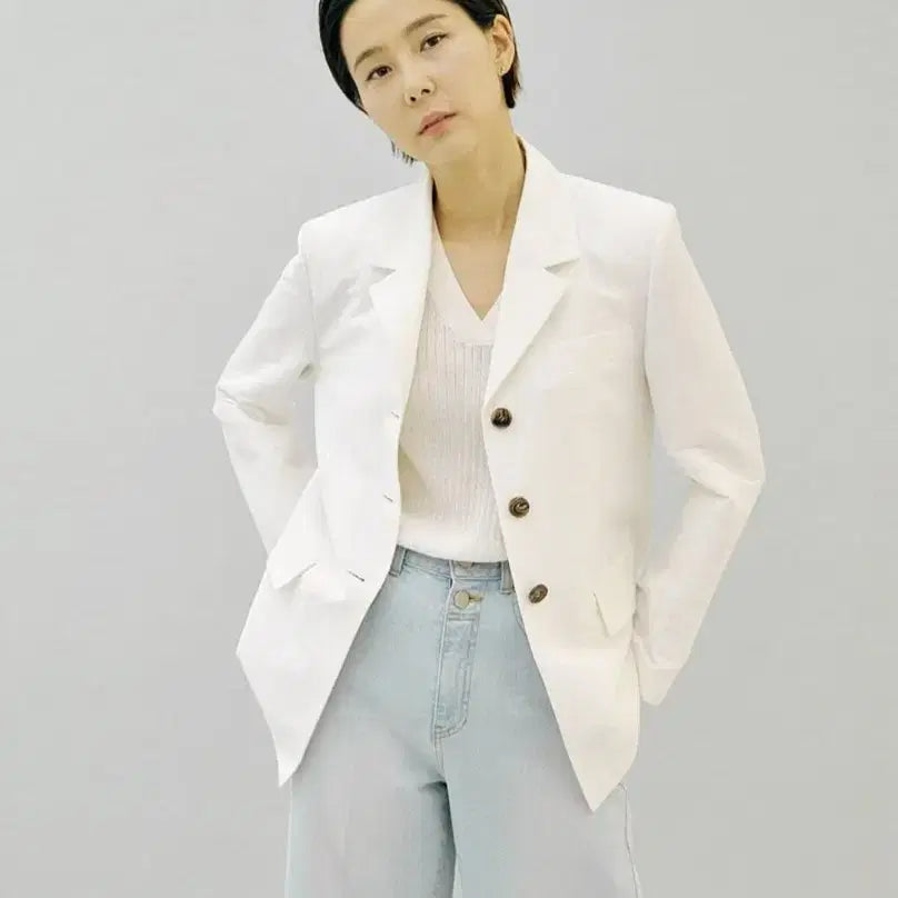 [BUNJANG] Atcorner Kim Na-young Linen Jacket / 앳코너 린넨 김나영 자켓 66 새상품