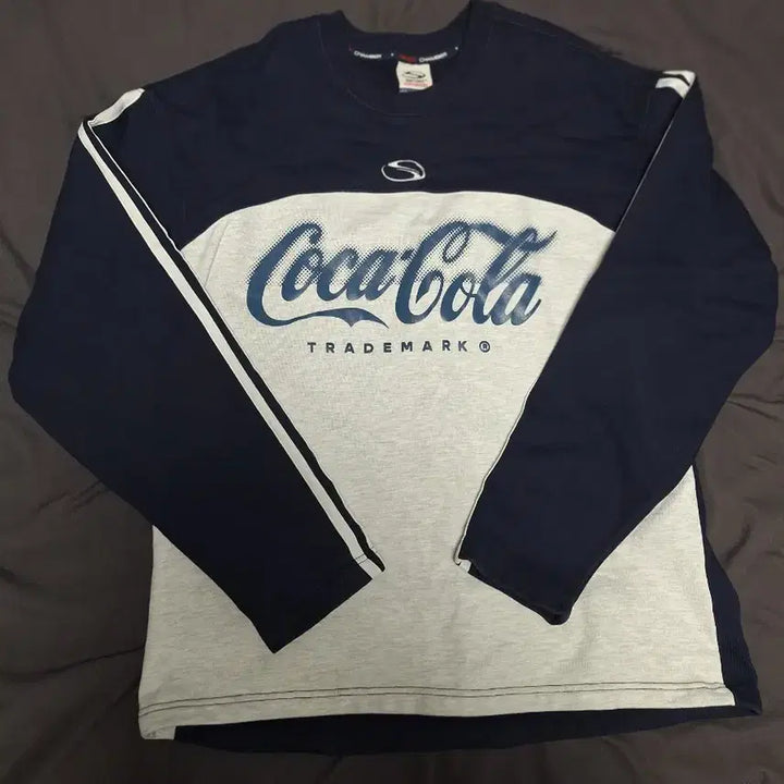 [BUNJANG] Sports Chamber Coca-Cola Crew T-shirt Navy / 스포츠챔버 코카콜라 크루 티셔츠 네이비 2사이즈