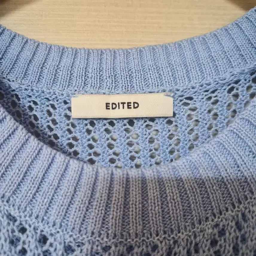 [BUNJANG] EDITED Blue Knit Vest / EDITED 에디티드 블루 니트 베스트