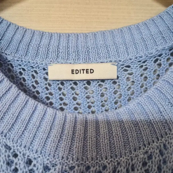 [BUNJANG] EDITED Blue Knit Vest / EDITED 에디티드 블루 니트 베스트