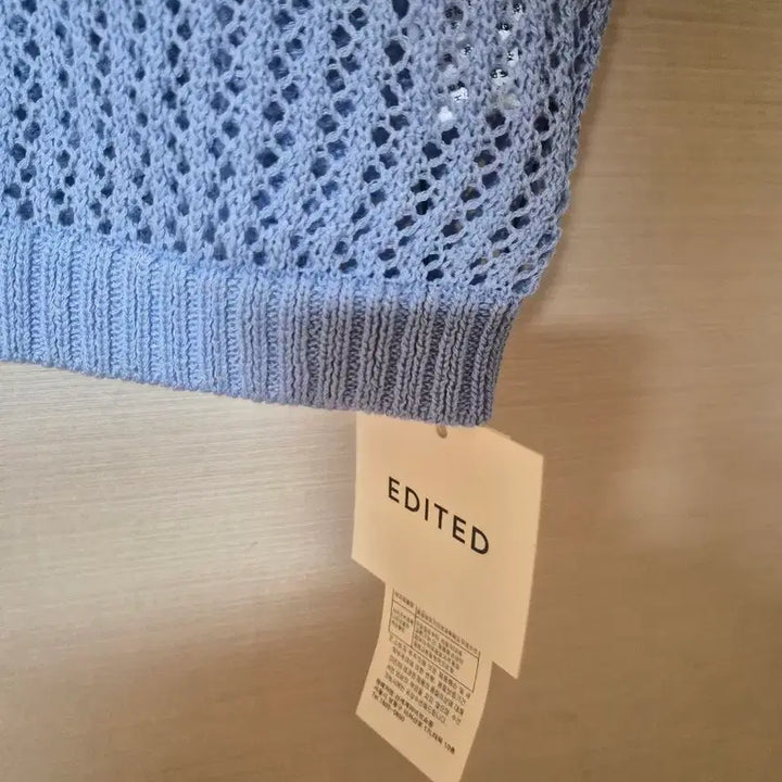 [BUNJANG] EDITED Blue Knit Vest / EDITED 에디티드 블루 니트 베스트