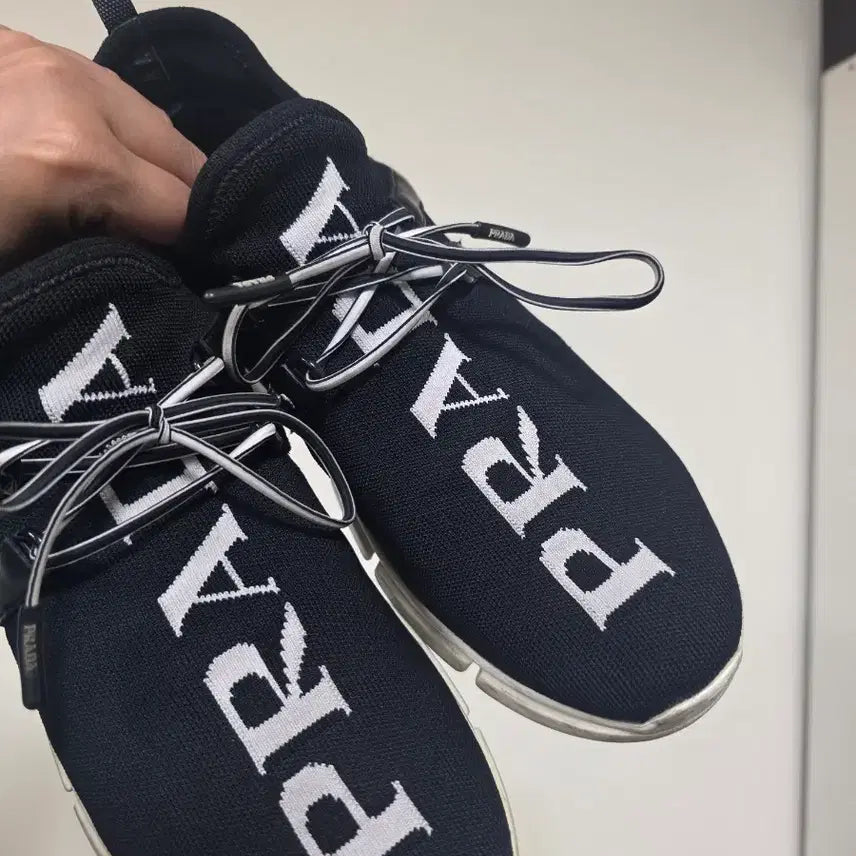 [BUNJANG] Prada Knit Sneakers 245 / 프라다 니트 스니커즈 245