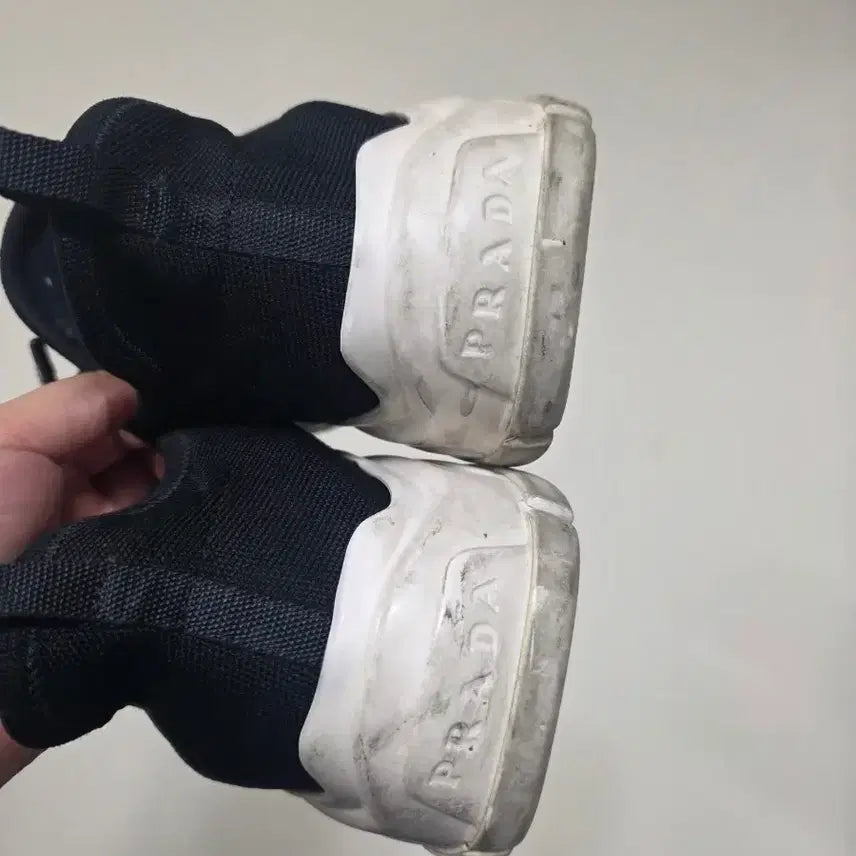 [BUNJANG] Prada Knit Sneakers 245 / 프라다 니트 스니커즈 245