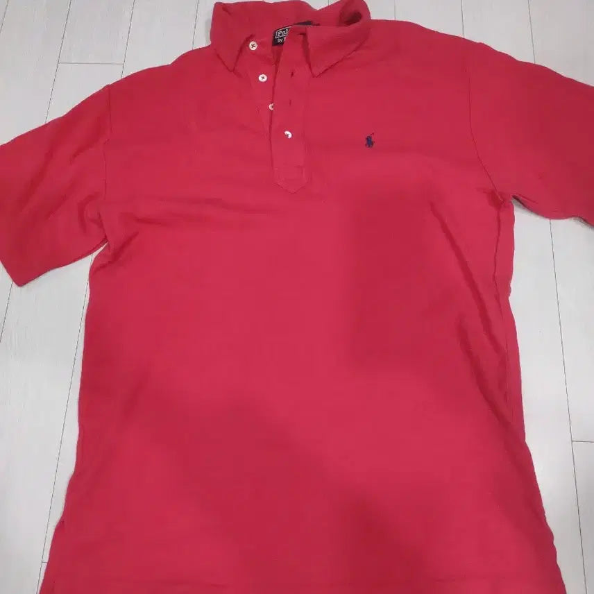 [BUNJANG] Polo Ralph Lauren Red Short Sleeve Polo Shirt / 폴로 랄프로렌 레드 반팔 폴로티 100