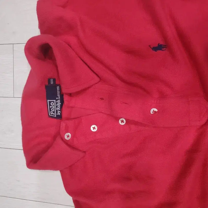 [BUNJANG] Polo Ralph Lauren Red Short Sleeve Polo Shirt / 폴로 랄프로렌 레드 반팔 폴로티 100
