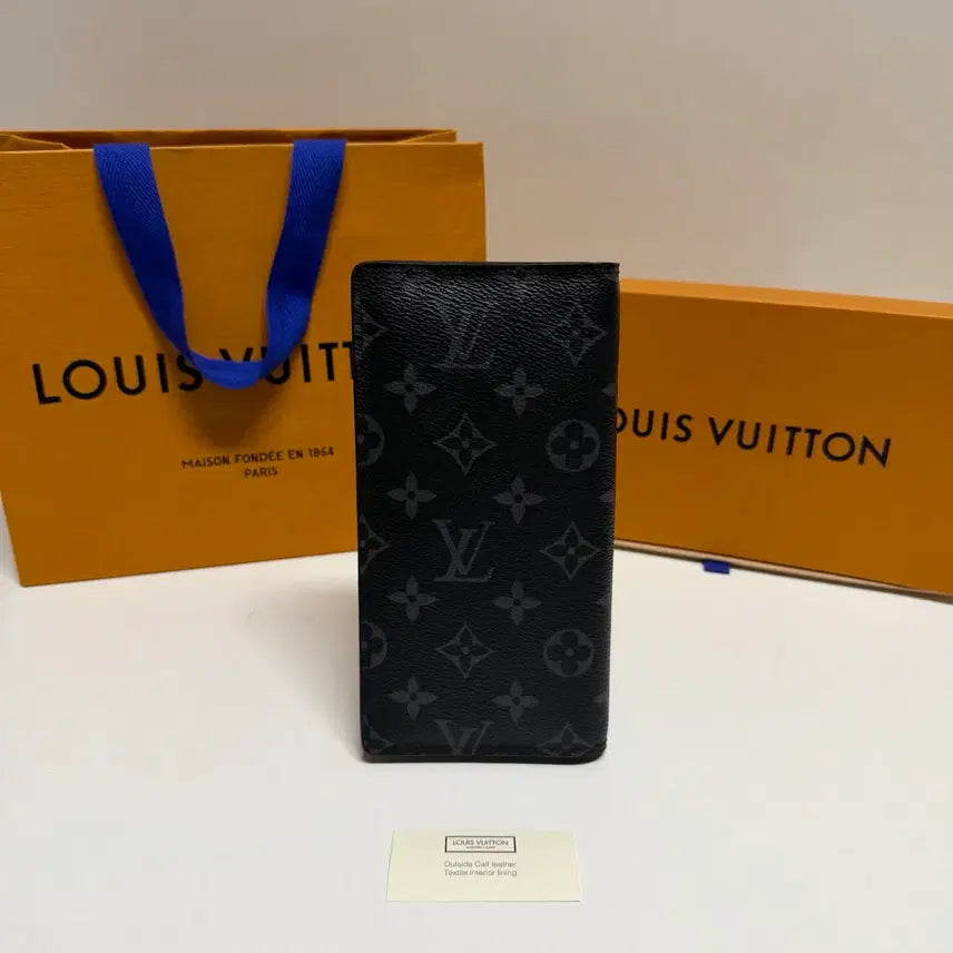 [BUNJANG] Louis Vuitton Eclipse Monogram Brazza Wallet Long Wallet / [정품/S+급] 루이비통 이클립스 모노그램 브라짜 월릿 장지갑