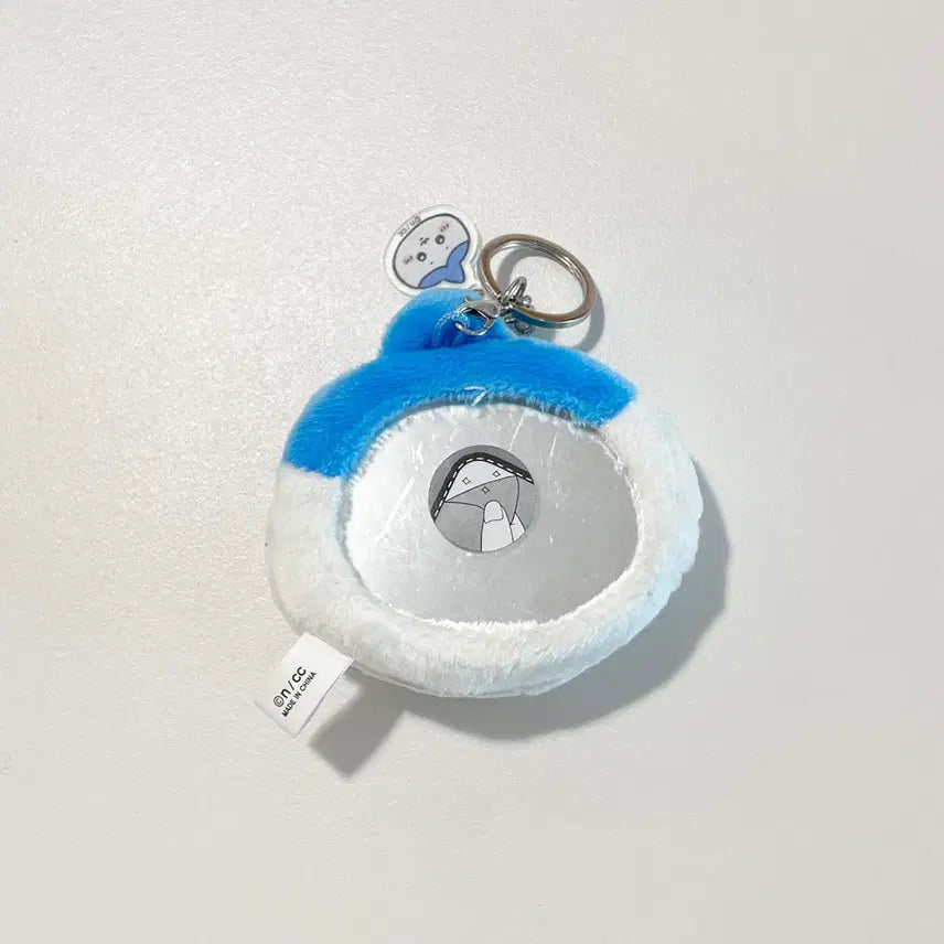 [BUNJANG] Munjakgwi Hachiware Mirror Doll Keyring / 먼작귀 하치와레 거울 인형 키링 뿔치와레 얼굴 치이카와