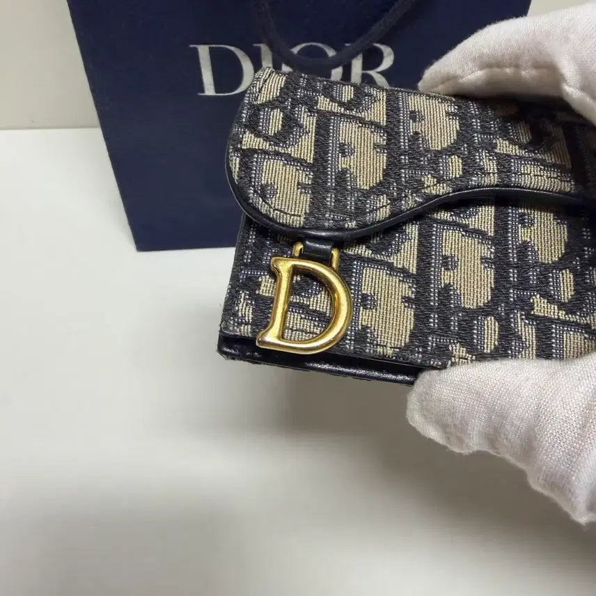 [BUNJANG] Dior Oblique Saddle Wallet / [정품/S급] 디올 오블리크 새들 지갑