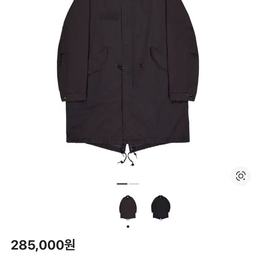 [BUNJANG] Perren Mods Parka Charcoal 25AW / [1] 퍼렌 모즈파카 차콜 25AW