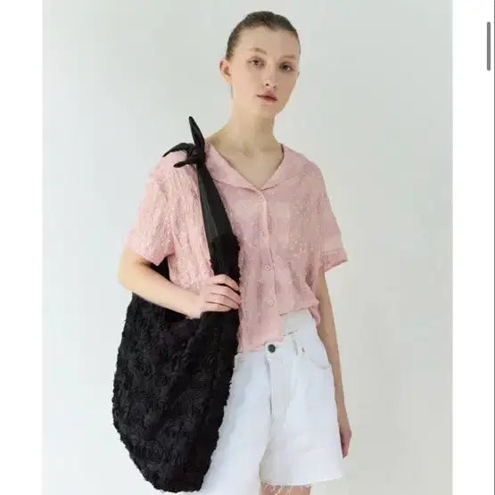 [BUNJANG] 시엔느(SIENNE) Gypsy Rose Big Bag (Black) / 시엔느(SIENNE) Gypsy Rose Big Bag (Black)