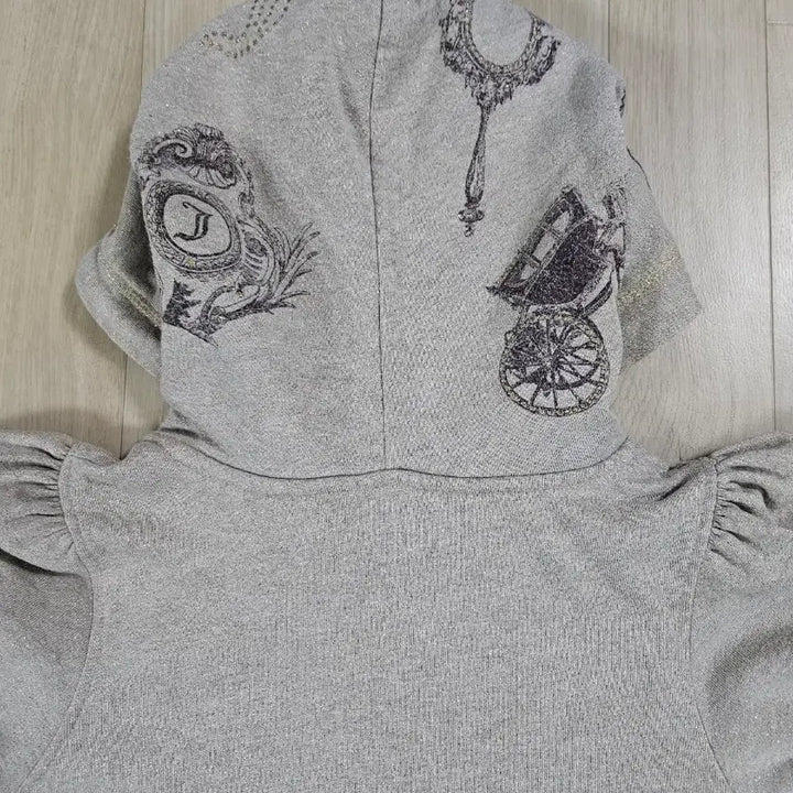 [BUNJANG] Juicy Couture Short Sleeve Hoodie Camel Gold (Size S) / 쥬시꾸뛰르 반팔 후드티 카멜골드 S