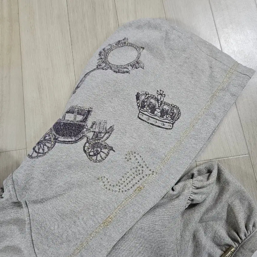 [BUNJANG] Juicy Couture Short Sleeve Hoodie Camel Gold (Size S) / 쥬시꾸뛰르 반팔 후드티 카멜골드 S