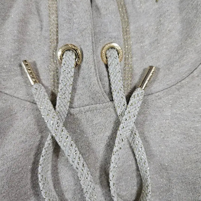 [BUNJANG] Juicy Couture Short Sleeve Hoodie Camel Gold (Size S) / 쥬시꾸뛰르 반팔 후드티 카멜골드 S